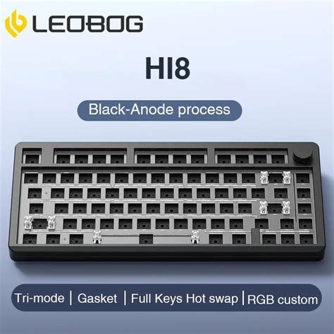 AULA LEOBOG Hi8 75 Customized Keyboard 80 Keys Tri Mode Type C 2 4G Bluetooth Hot Swap RGB