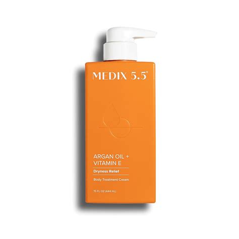 Acheter MEDIX 5 5 Crème Corporelle à L huile d Argan Vitamine E au