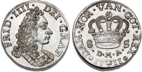 NumisBids Bruun Rasmussen Auction 907 Lot 93 Denmark Frederik IV