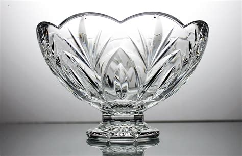 Waterford Crystal Footed Bowl Canterbury Marquis Collection 8 Inch