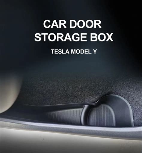 Car Door Storage Box Armrest Box Accessories For Tesla Model Y Buy