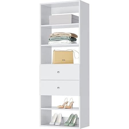 Amazon Modular Closets Vista Collection Shelf Tower Built In Wood