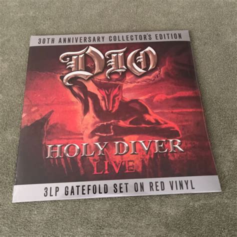 Dio Holy Diver Live Th Anniversary Collectors Edition Gatefold Red