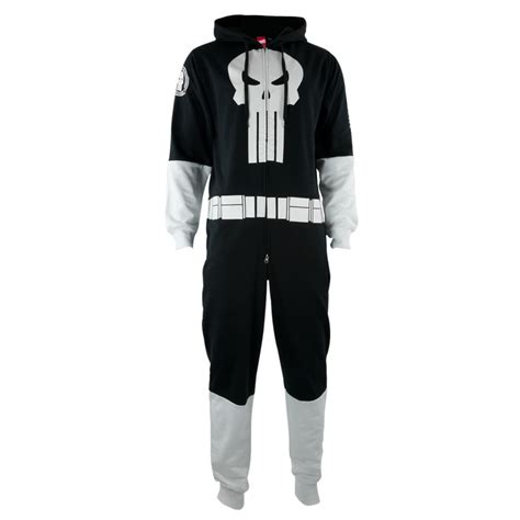 The Punisher Fully Loaded One Costume Jumpsuit Walmart