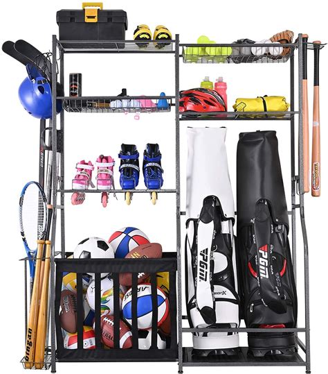 Buy Mythinglogic Golf Storage Garage Organizer 2 Golf Bag Storage Stand