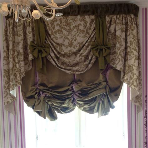 Лондонская штора и ламбрекен | Шторы, Ламбрекен, Сваг