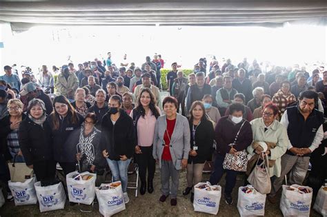 Lupita Cuautle Encabeza La Entrega Del Apoyo Alimentario Noche Buena