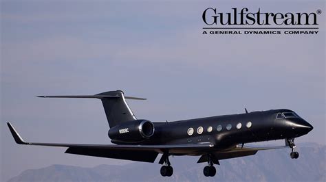 All Black Gulfstream G550 Van Nuys Airport Plane Spotting Youtube