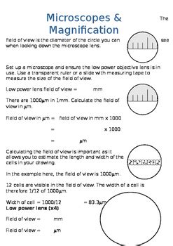 Calculating Field Of View Microscope