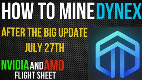 How To GPU Mine DYNEX After The Big Update On HiveOS With NVIDIA And