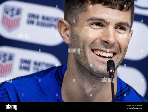 DOHA Christian Pulisic Of United States During A Press Conference Of