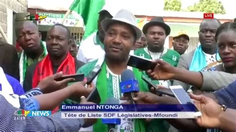 Crtv Le Journal Des Lections Campaign News Samedi Janvier