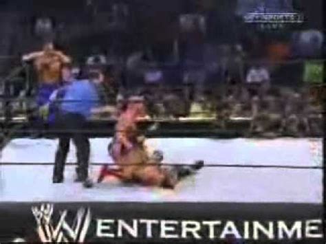 WWE Tag Team Match Kurt Angle And Chris Benoit Vs Edge And Rey Mysterio