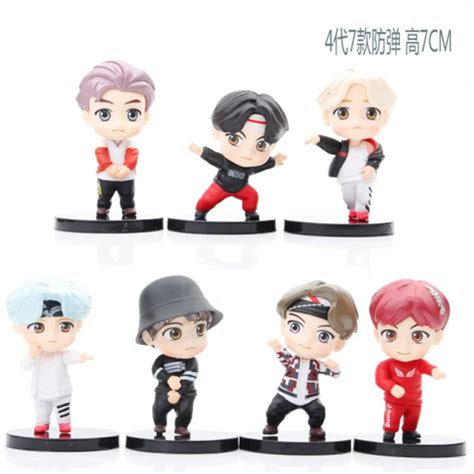 Good Smile Nendoroid Action Figure Set Of V Rm Jin Suga Jimin J Hope