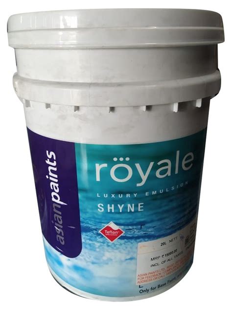 Asian Royale Shyne Luxury Emulsion Paint L At Rs Bucket In