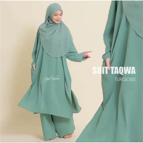 Set Arafah Suit Hijrah Ironless Set Haji Umrah By Hijab Galeria Suit