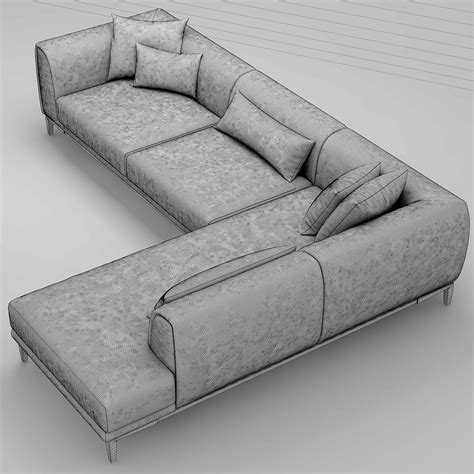 3d Sofa Natuzzi Trevi Model