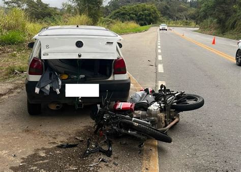 Motociclista Morre Em Acidente Com Carro Na Br 459 Em Pouso Alegre