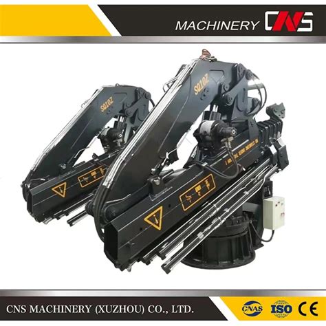 Construction Machinery Folding Arm Mini Ship Deck Crane Ton Knuckle