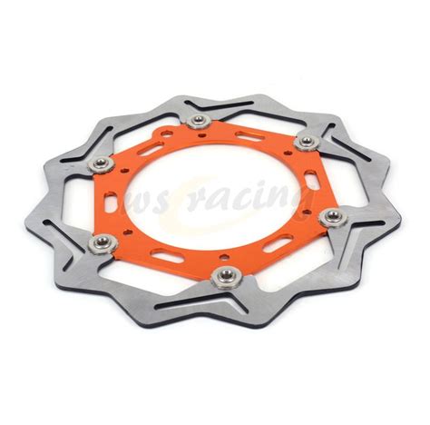 Mm Motorcycle Color Front Wavy Floating Brake Disc Rotor For Ktm