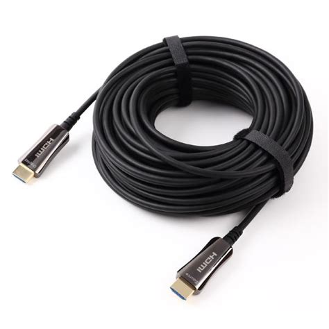 Hdmi 4k 60p Hdr対応 光ファイバーhdmiケーブル30m 18gbps Hd2aocd 30m スターケーブル【在庫品