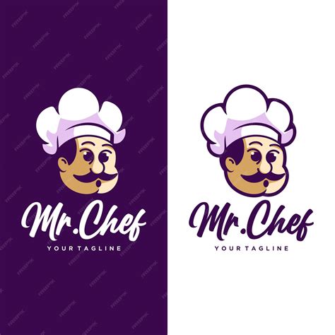 Premium Vector Chef Man With Your Brand Chef Logo Mascot