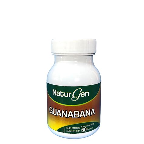 Guanabana NaturGen 60 Tabletas De 500 Mg Fortalece Tu Sistema