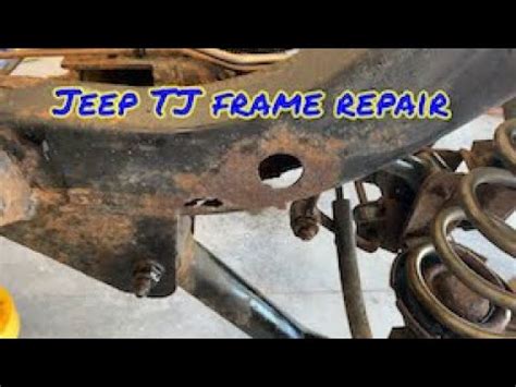 Rust Repair On My Jeep Tj Frame Youtube