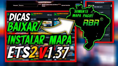 Como Baixar E Instalar Mapa Rbr Ets Youtube