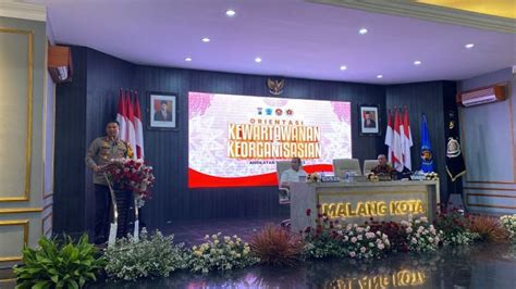 Kapolresta Malang Resmi Buka Okk Pwi Malang Raya Angkatan Tahun