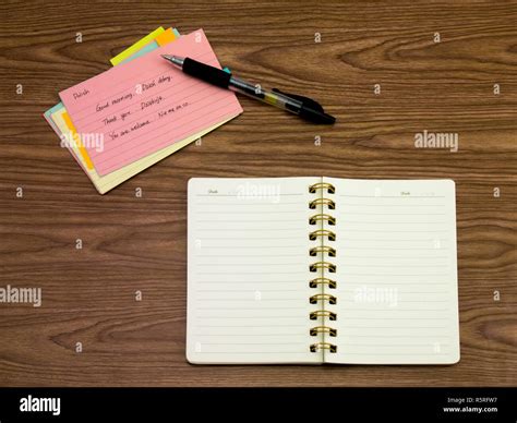 Polish Learning New Language Writing Words on the Notebook Stock Photo - Alamy