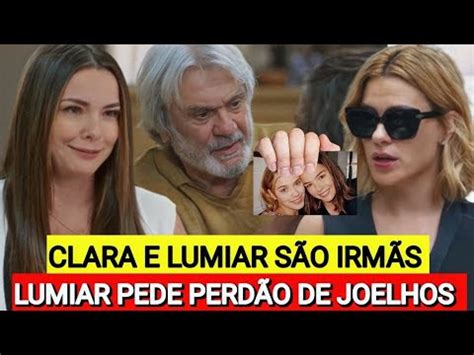 VAI NA FÉ Lumiar descobre que é irmã de Clara e é humilhada por ela