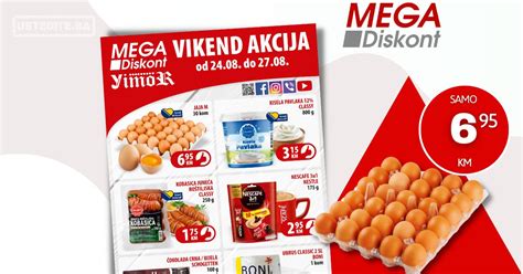 Mega Diskont Vikend Akcija 24 27 8 2023 Ustedite Ba