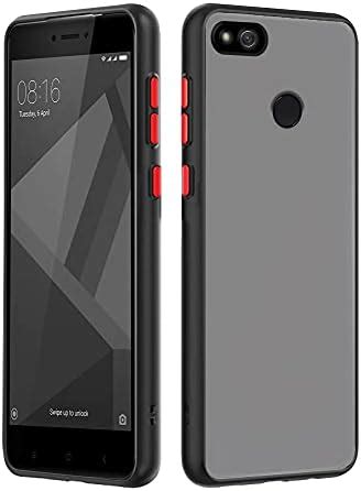 Pikkme Mi Redmi 4 Back Cover Hybrid Smoked Back Full Camera