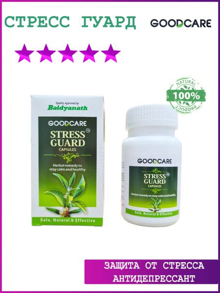Baidyanath, Stress Guard Caps, Стресс Гуард, 60 капс - купить с ...