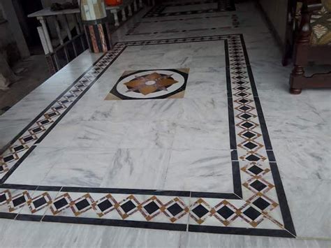 Ziarat White Nd Quality Marble Flooring Design Floor Tile Design