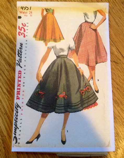 vintage poodle skirt pattern - noelle o designs