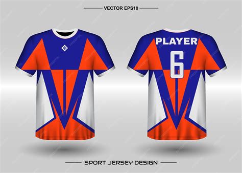 premium vector sports jersey design template  soccer team