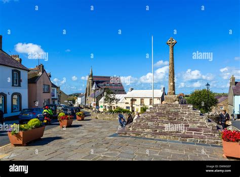 Cross Square In The Centre Of The Cathedral City Of St Davids