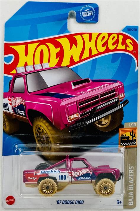 Hot Wheels 87 Dodge D100 Коллекционная модель 1 64 купить с доставкой по выгодным ценам в