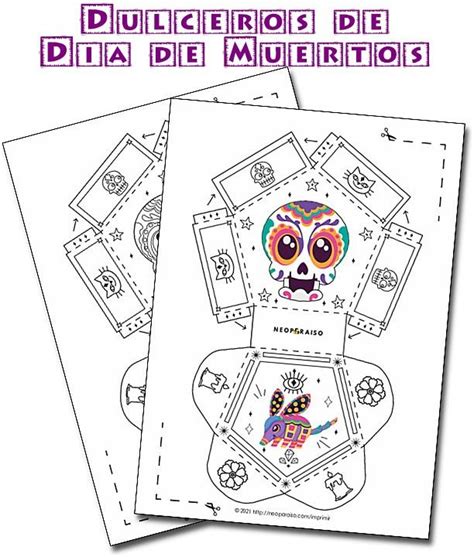 Dulceros para el Día de Muertos Cajas de regalo navideñas Dia de