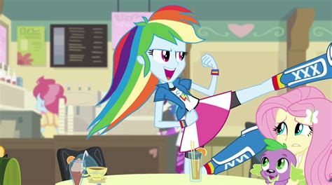 Image Rainbow Dash Flying Kick Eg2png My Little Pony Equestria