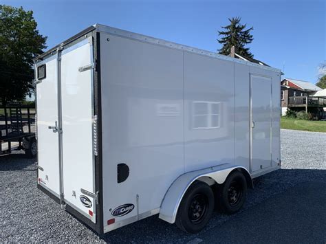 X K Iti Cargo Flat Top V Nose Enclosed Trailer Burkholder