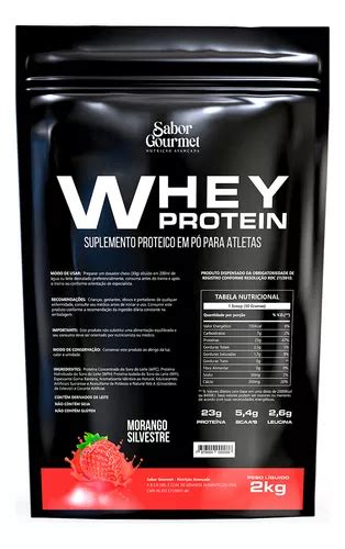 Suplemento Whey Protein Concentrado Hidrolisada Morango Mercadolivre