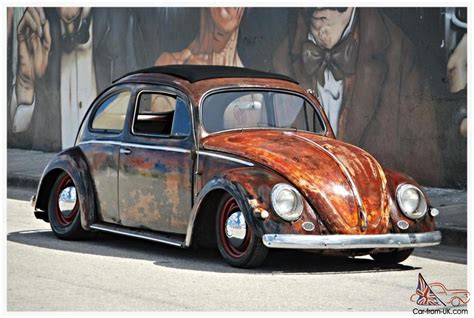 Oval Window Factory Ragtop Vw Beetle Custom Rat Rod Volkswagen Bug