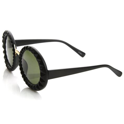 Designer Fashion Round Circle Womens Sunglasses Zerouv