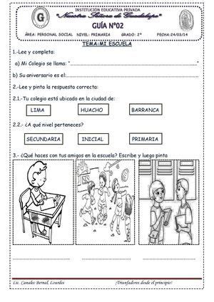 MI ESCUELA Libro de español Libros de lectoescritura Escuela