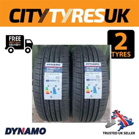 X2 NEW TYRES 195 55 16 91V XL DYNAMO STREET H MU02 BSW 195 55R16 B