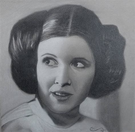 Princess Leia Drawing By Mgmmedaglia On Deviantart