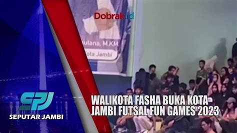 Semarak Hut Kota Jambi Walikota Fasha Buka Kota Jambi Futsal Fun